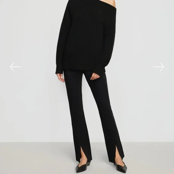 Modern Citizen Cass Black ponte front split pant - Picture 9 of 9